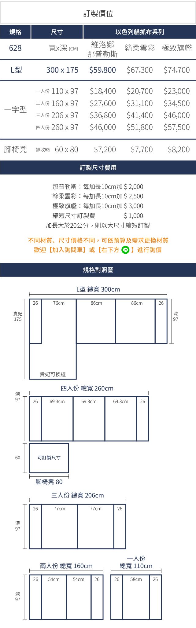 628以色列那普勒斯貓抓布沙發價格